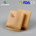 Eco-friendly Disposable custom paper lunch bags with logo for fast food salad chicken snacks